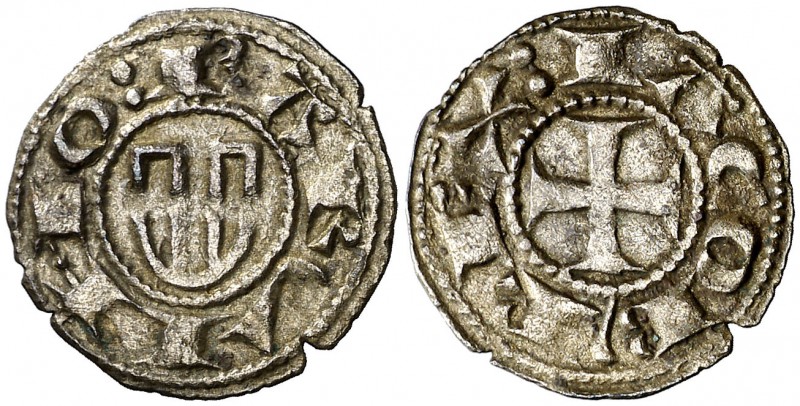 Jaume I (1213-1276). Barcelona. Diner de doblenc. (Cru.V.S. 304) (Cru.C.G. 2118)...