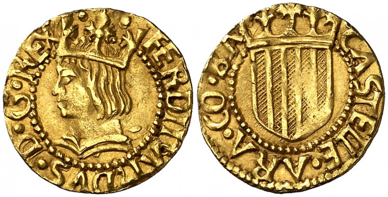 Ferran II (1479-1516). Barcelona. Mig principat. (Cru.V.S. 1132) (Cru.C.G. 3064)...