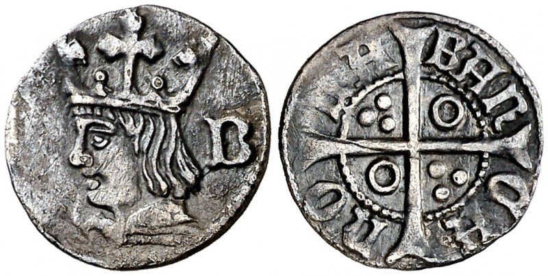 Ferran II (1479-1516). Barcelona. Quart de croat. (Cru.V.S.1144 var) (Cru.C.G. 3...