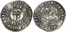 Pedro I (1350-1368). Sevilla. Real. (AB. 380 var). 3,47 g. MBC/MBC+.