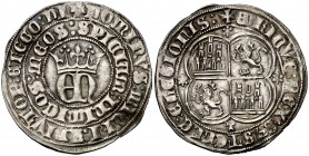 Enrique II (1368-1379). Toledo. Real. (AB. 407). 3,48 g. MBC.