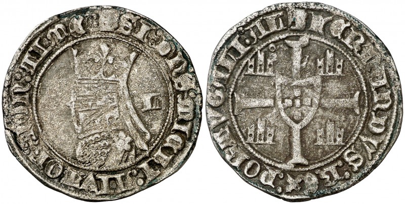 Fernando I de Portugal (1367-1383). Lisboa. Barbuda (28 dinheiros). (Gomes 33.02...