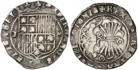 Reyes Católicos. Toledo. M. 1 real. (Cal. 406). 3,12 g. MBC-.
