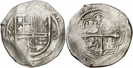 s/d. Felipe II. México. F. 8 reales. (Cal. 154). 27,54 g. BC+.