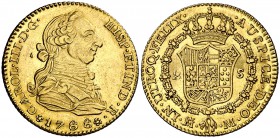 1788. Carlos III. Madrid. M. 2 escudos. (Cal. 459). 6,77 g. Bella. Escasa así. EBC/EBC+.
