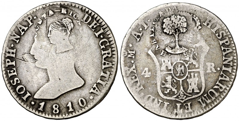 (1845). Costa Rica. (De Mey 473 y 474) (Kr. 40). 5,61 g. Doble resello, sobre un...