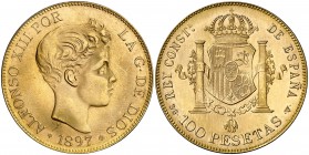 1897*1962. Estado Español. SGV. 100 pesetas. (Cal. 2). 32,19 g. S/C-.