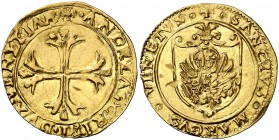 Italia. Venecia. Andrea Gritti (1523-1539). 1 escudo de oro. (Fr. 1448). 3,23 g. AU. Bella. Ex Stack's Bowers & Ponterio 10/08/2016, nº 21110. Rara y ...