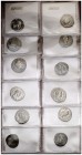 Lote de 23 denarios imperiales distintos, se incluye 1 victoriato de la República Romana. Total 24 monedas. MBC-/MBC+.