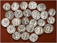 Lote de 25 denarios imperiales desde Marco Aurelio hasta Gordiano pío. A examinar. MBC+/EBC-.