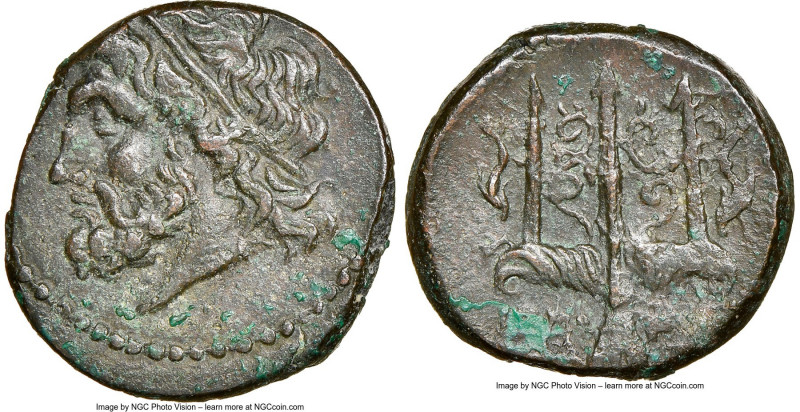 SICILY. Syracuse. Hieron II (ca. 275-215 BC). AE litra (18mm, 8h). NGC Choice XF...