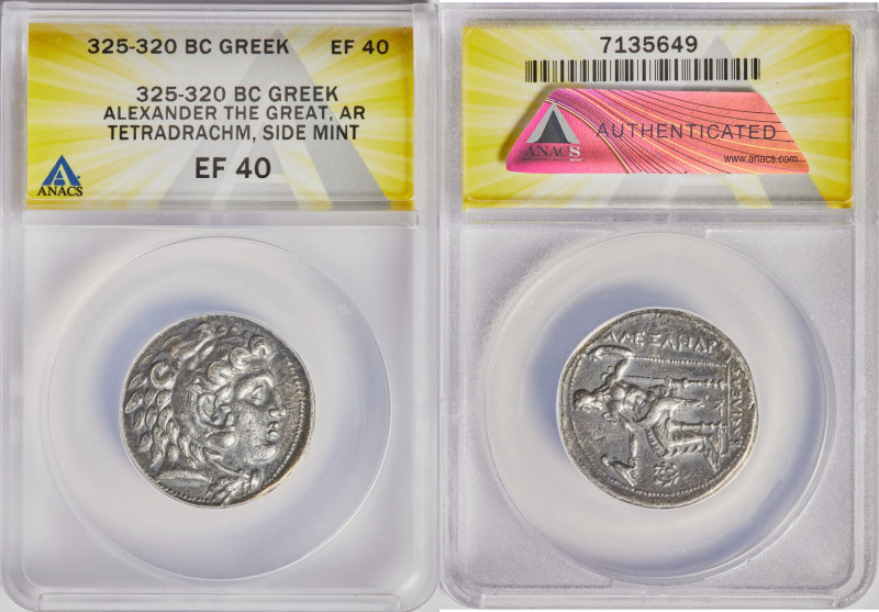 MACEDONIAN KINGDOM. Alexander III the Great (336-323 BC). AR tetradrachm (27mm, ...