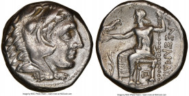 MACEDONIAN KINGDOM. Alexander III the Great (336-323 BC). AR tetradrachm (22mm, 3h). NGC VF. Posthumous issue of uncertain mint in Greece or Macedonia...