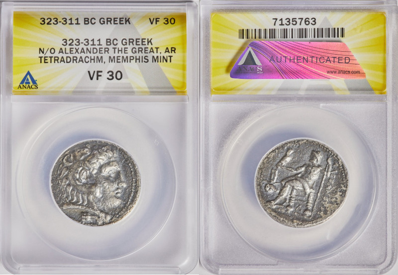 MACEDONIAN KINGDOM. Alexander III the Great (336-323 BC). AR tetradrachm (28mm, ...