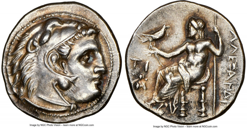 MACEDONIAN KINGDOM. Alexander III the Great (336-323 BC). AR drachm (18mm, 4.25 ...