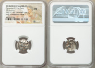MACEDONIAN KINGDOM. Alexander III the Great (336-323 BC). AR drachm (16mm, 12h). NGC VF. Posthumous (?) issue of uncertain mint, ca. 323-319 BC. Head ...
