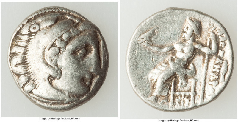 MACEDONIAN KINGDOM. Alexander III the Great (336-323 BC). AR drachm (18mm, 4.49 ...