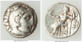 MACEDONIAN KINGDOM. Alexander III the Great (336-323 BC). AR drachm (18mm, 4.49 gm, 10h). Choice Fine. Early posthumous issue of 'Colophon', ca. 323-3...