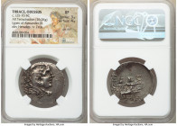 THRACE. Odessus. Ca. 125-70 BC. AR tetradrachm (30mm, 16.06 gm, 12h). NGC XF 3/5 - 4/5, die shift. Late posthumous issue in the name and types of Alex...