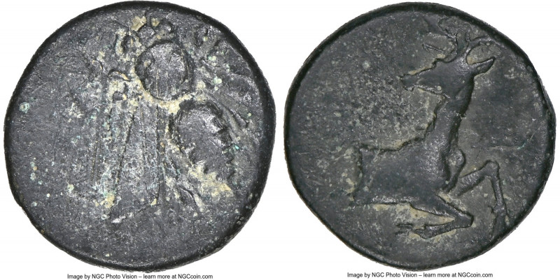 IONIA. Ephesus. 4th-3rd Centuries BC. AE (12mm, 1.47 gm, 1h). NGC VF 4/5 - 3/5, ...