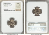 Hadrian (AD 117-138). AR denarius (18mm, 3.72 gm, 7h). NGC Choice XF 5/5 - 4/5, Fine Style. Rome, ca. AD 126-127. HADRIANVS AVGVSTVS, laureate head of...