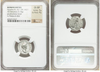 Diva Faustina Senior (AD 138-140/1). AR denarius (18mm, 3.18 gm, 7h). NGC Choice XF 5/5 - 4/5. Rome, AD 141-161. DIVA-FAVSTINA, draped bust of Diva Fa...