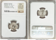 Caracalla, as Augustus (AD 198-217). AR denarius (20mm, 3.20 gm, 6h). NGC MS S 5/5 - 5/5, Fine Style Rome, AD 200. ANTONINVS-AVGVSTVS, laureate, drape...