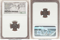 Constantinople Commemorative (ca. AD 330-340). BI nummus (14mm, 1.21 gm, 6h). NGC Choice AU S 5/5 - 5/5. Constantinople, 6th officina, AD 330. POP ROM...