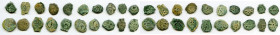 ANCIENT LOTS. Judaea. Ca. 1st centuries BC-AD. Lot of twenty (20) AE prutahs. Fine. Includes: Various issuers, dates and themes. Twenty (20) coins in ...