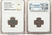 ANCIENT LOTS. Roman Imperial. AD 4th centuries. Lot of five (5) BI nummi. NGC VF-AU. Includes: Various emperors with different types. Total five (5) c...