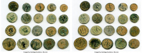 ANCIENT LOTS. Roman Imperial. Mixed. Ca. AD 3rd-4th centuries. Lot of twenty (20) BI and AE issues. Choice Fine-XF, bent, smoothing, flan crack. Inclu...