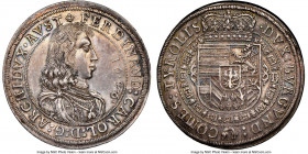 Archduke Ferdinand Charles Taler 1646 MS61 NGC, Hall mint, KM932.1, Dav-3365. Smokey and peach toning. Ex. Habsburg Collection

HID09801242017

© ...