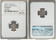 Victoria 5 Cents 1885/5 XF Details (Cleaned) NGC, London mint, KM2. Small 5 over large 5 variety. 

HID09801242017

© 2020 Heritage Auctions | All...