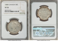 Victoria 50 Cents 1888 VF35 NGC, London mint, KM6. Pearl-gray with thin maroon & teal edge toning. 

HID09801242017

© 2020 Heritage Auctions | Al...