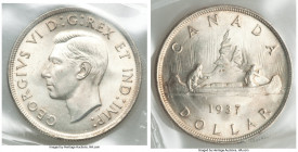 George VI Dollar 1937 MS65 ICCS, Royal Canadian mint, KM37. 

HID09801242017

© 2020 Heritage Auctions | All Rights Reserved