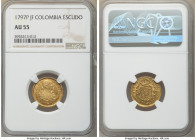 Charles IV gold Escudo 1797 P-JF AU55 NGC, Popayan mint, KM56.2.

HID09801242017

© 2020 Heritage Auctions | All Rights Reserved