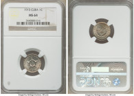 Republic 4-Piece Lot of Certified Centavos, 1) Centavo 1915 - MS64 NGC, KM9.1 2) Centavo 1916 - MS63 PCGS, KM9.1 3) Centavo 1920 - MS63 NGC, KM9.1. Ex...