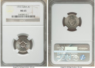 Republic 2 Centavos 1916 MS65 NGC, Philadelphia mint, KM-A10. Two year type. 

HID09801242017

© 2020 Heritage Auctions | All Rights Reserved