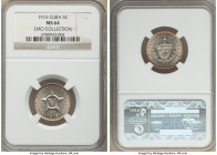 Republic 4-Piece Lot of Certified 5 Centavos NGC, 1) 5 Centavos 1915 - MS64, KM11.1. Ex. EMO Collection 2) 5 Centavos 1916 - MS64, KM11.1 3) 5 Centavo...