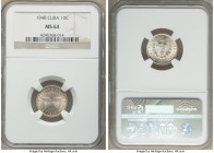Republic Pair of Certified 10 Centavos MS64 NGC, 1) 10 Centavos 1948 2) 10 Centavos 1949 Philadelphia mint, KM-A12. Sold as is, no returns. 

HID098...