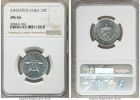 Republic 20 Centavos ND (2002-2006) MS66 NGC, KM35.2.

HID09801242017

© 2020 Heritage Auctions | All Rights Reserved