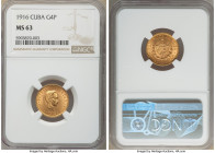 Republic gold 4 Pesos 1916 MS63 NGC, Philadelphia mint, KM18. AGW 0.1935 oz. 

HID09801242017

© 2020 Heritage Auctions | All Rights Reserved