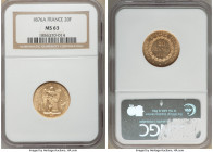 Republic gold 20 Francs 1876-A MS63 NGC, Paris mint, KM825.

HID09801242017

© 2020 Heritage Auctions | All Rights Reserved