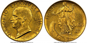 Vittorio Emanuele III gold 100 Lire Anno IX (1931)-R MS62 NGC, Rome mint, KM72.

HID09801242017

© 2020 Heritage Auctions | All Rights Reserved