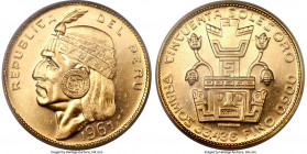 Republic gold "Inca" 50 Soles 1967 MS65 PCGS, Lima mint, KM219, Fr-77. AGW 0.9675 oz. 

HID09801242017

© 2020 Heritage Auctions | All Rights Rese...