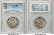 Charles IV 2 Reales 1808 M-AI AU58 PCGS, Madrid mint, KM430.1.

HID09801242017

© 2020 Heritage Auctions | All Rights Reserved