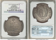 Lucerne. Canton 4 Franken 1814 AU Details (Surface Hairlines) NGC, KM109. Graphite toning. 

HID09801242017

© 2020 Heritage Auctions | All Rights...