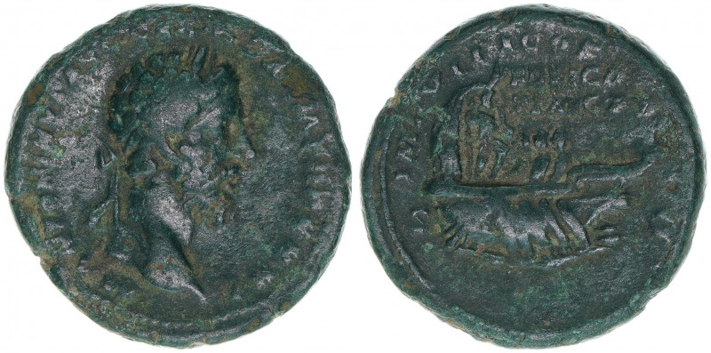 Marcus Aurelius 138-161
Römisches Reich - Kaiserzeit. Dupondius. Galeere - sehr ...