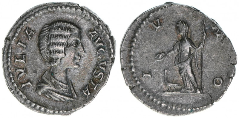 Julia Domna + 217 Gattin des Septimius Severus
Römisches Reich - Kaiserzeit. Den...