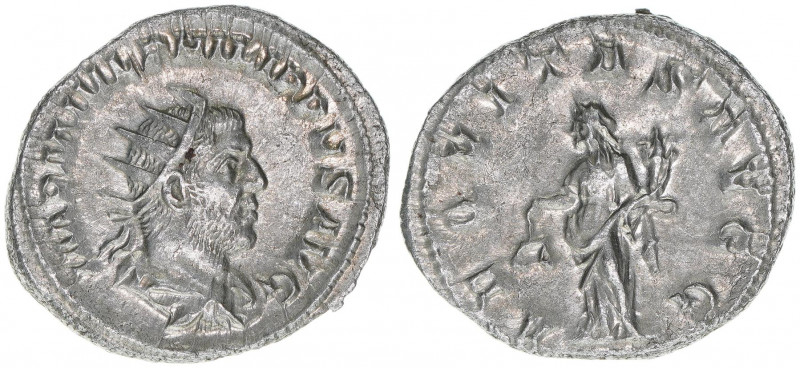 Philippus I. Arabs 244-249
Römisches Reich - Kaiserzeit. Antoninian. Av. IMP M I...